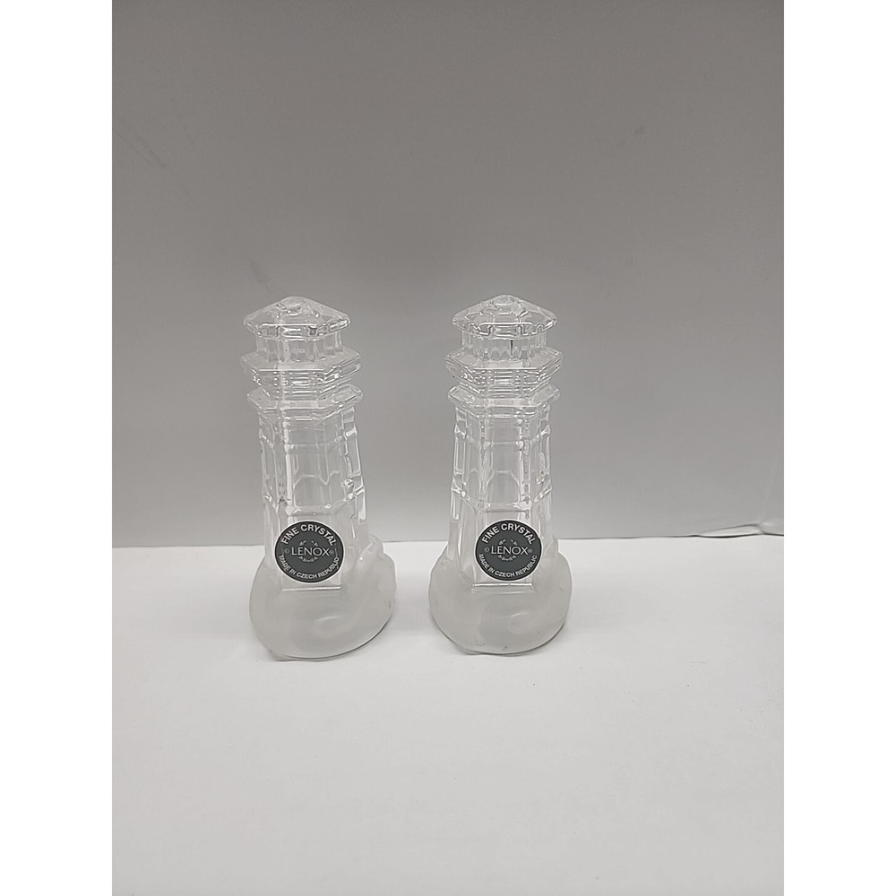 Lenox Crystal Lighthouse Salt‎ & Pepper Set